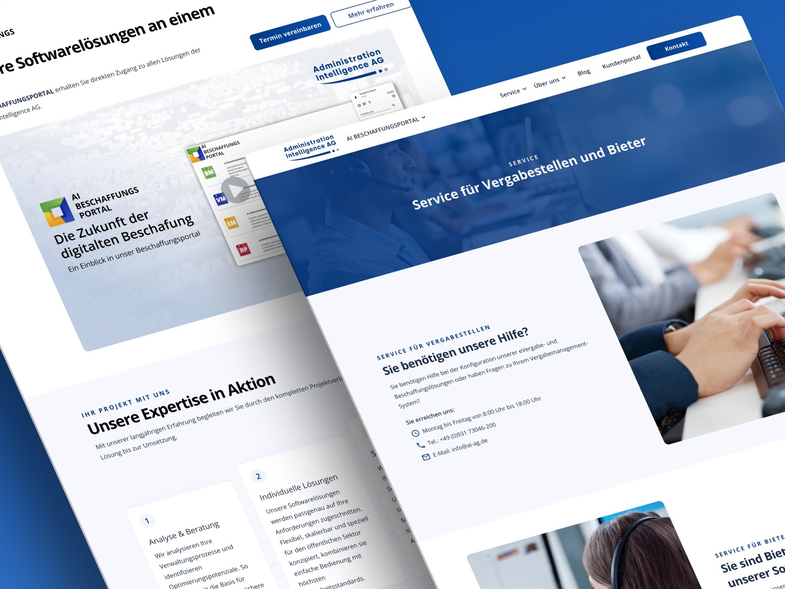 Titelbild für Website Administration Intelligence AG